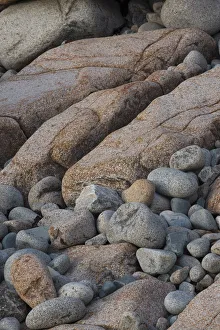 Images Dated 22nd October 2017: USA, Maine. Boulder Beach, Acadia National Park