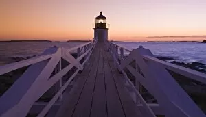 USA, Maine. Marshall Point Lighthouse