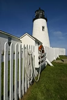 Images Dated 7th October 2004: USA, Maine, Pemaquid Lighthouse
