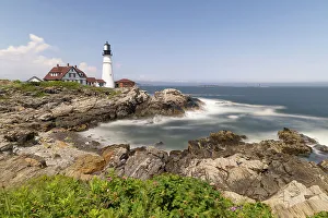 Lookout Prints: USA, Maine, Portland. Portland Head Lighthouse