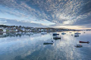 Landscape-Scenic Prints: USA, Maine, Stonington. Stonington Harbor at dawn