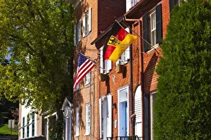 USA, Maryland, Annapolis. Historic building details