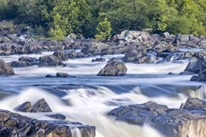 Powerful Prints: Usa, Maryland. Great Falls Overlook