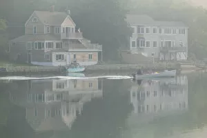 USA-Massachusettes-Gloucester: Morning Mist on Goose Cove