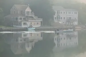 Cove Prints: USA-Massachusettes-Gloucester: Morning Mist on Goose Cove