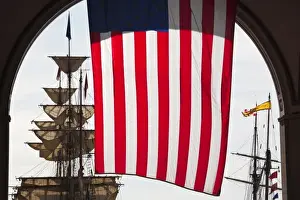 Images Dated 11th July 2009: USA, Massachusetts, Boston. Sail Boston tall ships festival, Dutch barque Europa