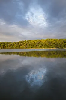 Cove Prints: USA, Massachusetts, Cape Ann, Annisquam. Summer light on Goose Cove