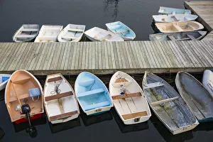 Images Dated 7th July 2016: USA, Massachusetts, Cape Ann, boats in Annisquam Harbor