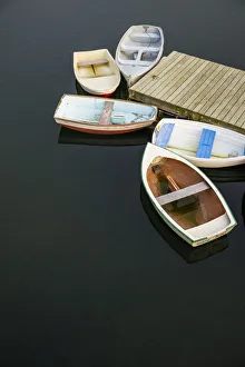 Lobster Cove Prints: USA, Massachusetts, Cape Ann, boats in Annisquam Harbor