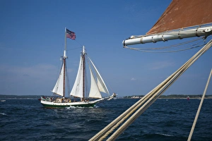 USA, Massachusetts, Cape Ann, Gloucester, Americas Oldest Seaport, Annual Schooner