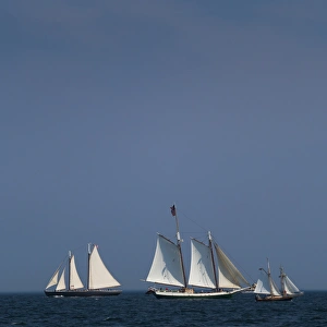 Images Dated 31st August 2014: USA, Massachusetts, Cape Ann, Gloucester, Americas Oldest Seaport, Annual Schooner