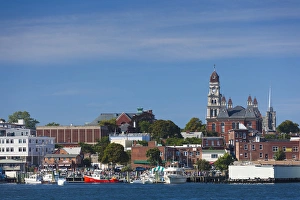Massachusetts Prints: USA, Massachusetts, Cape Ann, Gloucester, Gloucester Harbor