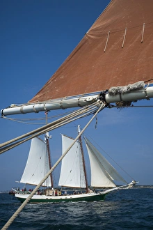 Images Dated 31st August 2014: USA, Massachusetts, Cape Ann, Gloucester, Americas Oldest Seaport, Annual Schooner