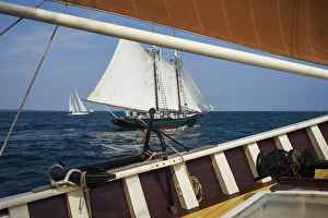 USA, Massachusetts, Cape Ann, Gloucester, Americas Oldest Seaport, Annual Schooner