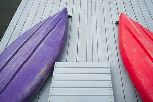 Images Dated 21st August 2014: USA, Massachusetts, Cape Ann, Gloucester, Annisquam, Annisquam River boat dock
