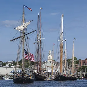 USA, Massachusetts, Cape Ann, Gloucester. Gloucester Schooner Festival