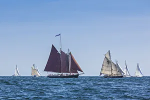 Transportation Prints: USA, Massachusetts, Cape Ann, Gloucester. Gloucester Schooner Festival