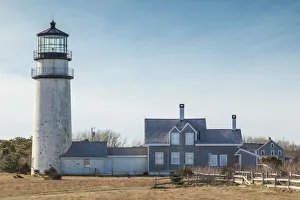 Place Prints: USA, Massachusetts, Cape Cod, North Truro. Highland Light