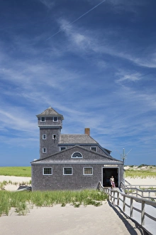 USA, Massachusetts, Cape Cod, Provincetown, Race Point Beach, Old Harbor Life-Saving