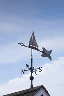 USA, Massachusetts, Cape Cod, Provincetown, The West End, weather vane, late afternoon