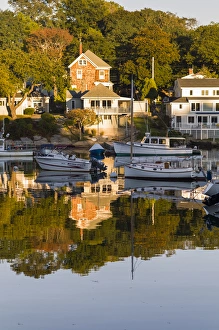 Images Dated 26th September 2013: USA, Massachusetts, Gloucester, Annisquam, Lobster Cove, autumn