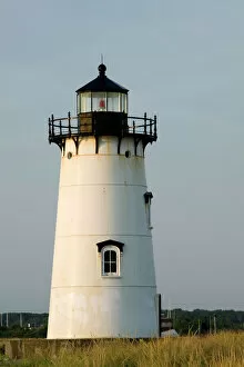 USA-MASSACHUSETTS-Marthas Vineyard: Edgartown- Edgartown Lighthouse / Morning