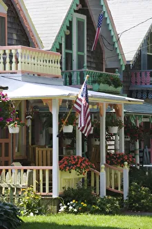Images Dated 17th September 2006: USA-MASSACHUSETTS-Marthas Vineyard-Oak Bluffs: Historic Camp Meeting Grounds