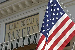 Stockbridge Prints: USA; Massachusetts; Stockbridge; Daily Bread Bakery sign