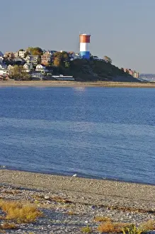 Winthrop Prints: USA, Massachusetts, Winthrop. A view of Winthrop from Deer Island