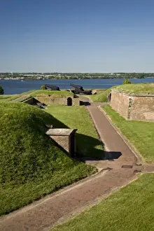 Pathway Prints: USA, MD, Baltimore. Many paths lead around Fort McHenrys fortified walls