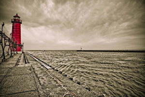 USA, Michigan, Grand Haven Lighthouse