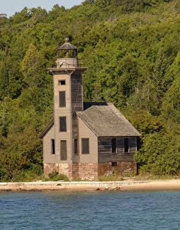 USA, Michigan, Grand Island East Channel Lighthouse
