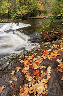 Bond Falls Prints: USA, Michigan, Ottawa National Forest