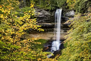 Pictured Rocks National Lakesho Prints: USA, Michigan, Upper Peninsula, Pictured Rocks National Lakeshore