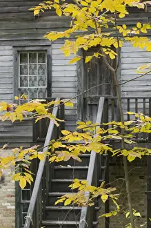Cabin Prints: USA-Michigan-Upper Peninsula-Fayette: Historic Fayette Town Site