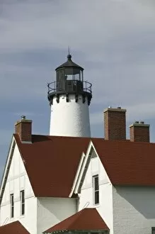 Images Dated 8th October 2006: USA, Michigan, Upper Peninsula, Sault Saint Marie: Point Iroquois Lighthouse / Whitefish