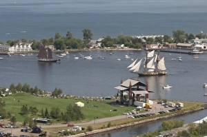 Boating Prints: USA, Minnesota, Duluth, Duluth Harbor, Tall Ships