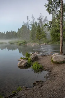 Images Dated 26th March 2021: USA, Minnesota, Itasca State Park, Mississippi Headwaters