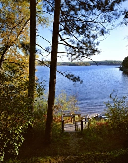 USA, Minnesota, Itasca State Park, Lake Ozawindib