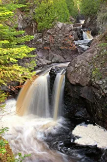 Minnesota Prints: USA, Minnesota, Lutsen, Cascade River State Park