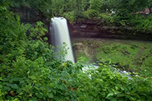 Minnesota Prints: USA, Minnesota, Minneapolis, Minnehaha Regional Park, Minnehaha Falls