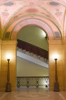 State Capitol Prints: USA-Minnesota-St. Paul: Interior of Minnesota State Capitol