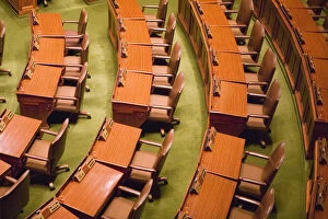 USA-Minnesota-St.Paul: Interior of Minnesota State Capitol-State Senate Chamber