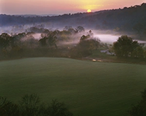 Missouri Prints: USA, Missouri, Washington State Park, Sunrise
