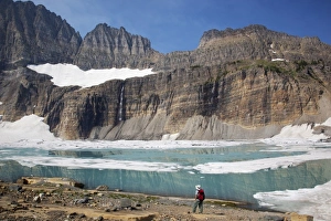 Images Dated 3rd August 2009: USA, Montana, Glacier National Park, Upper Grinnell Lake