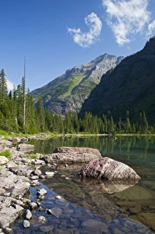 Images Dated 29th July 2009: USA, Montana, Glacier National Park, Avalanche Lake