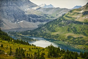 Hike Prints: USA, Montana, Glacier National Park, Hidden Lake