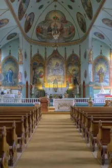 Images Dated 6th August 2009: USA, Montana, Saint Ignatius, Saint Ignatius Mission, built in 1891