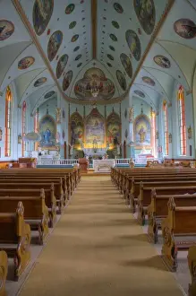 Images Dated 6th August 2009: USA, Montana, Saint Ignatius, Saint Ignatius Mission, built in 1891