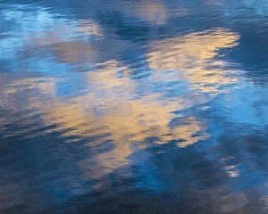 Marie Bush Prints: USA, Montana, Waneka Lake. Lake reflection at sunrise